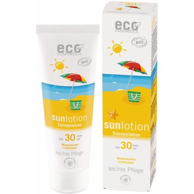 Eco Cosmetics Bio Opalovací mléko SPF30 125 ml – Sleviste.cz