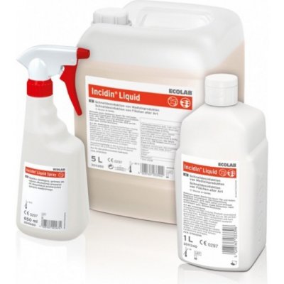 Incidin Liquid se sprayovým aplikátorem dezinfekce ploch a předmětů 600 ml – Zboží Mobilmania