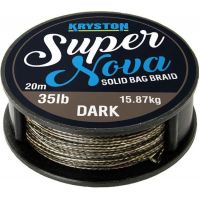 Kryston šňůra Super Nova Solid Braid Černá 20m 15lb