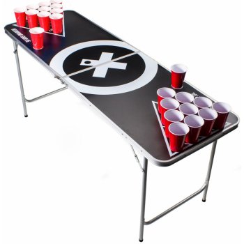 BeerCup Baseliner, souprava se stolem na beer pong, audio, držadla, držák na míčky, 6 míčků