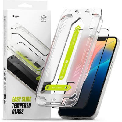Ringke Easy Slide tvrzené sklo 2 kusy iPhone 16e černé 166300 – Zboží Živě