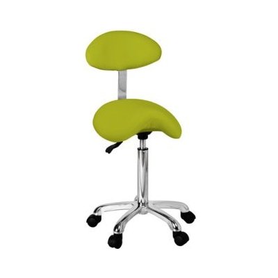 Weelko kosmetický taburet 1022AB2 židle zelená – Zboží Dáma