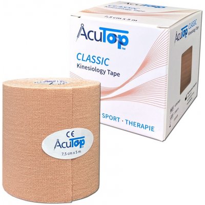 ACU TOP Kineziologický tejp béžový 7,5 cm x 5 m – Hledejceny.cz