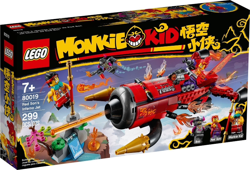 LEGO® Monkie Kid™ 80019 Pekelný tryskáč Red Sona