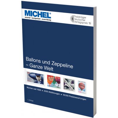 Balóny a Zeppeliny / Ballons und Zeppeline – celý svět 2020 MICHEL katalog – Zboží Mobilmania