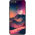 Pouzdro Mobiwear Glossy Huawei Y6 Prime 2018 / Honor 7A - G008G Pahorky s měsícem – Zboží Mobilmania