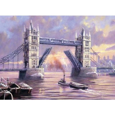Kreativní set na malování Tower Bridge A3 – Zboží Mobilmania
