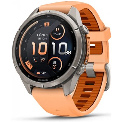 Garmin Fenix 9 Pro 43 mm AMOLED inReach Titanium Shell/Atmosphere 010-04335-01 – Zboží Živě