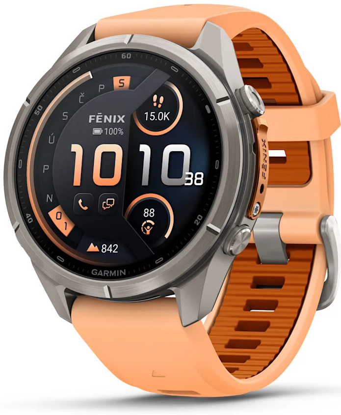 Garmin Fenix 9 Pro 43 mm AMOLED inReach Titanium Shell/Atmosphere 010-04335-01 na Heureka.cz