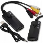 Převodník obrazu a zvuku HDMI na AV 3x cinch RCA – Sleviste.cz