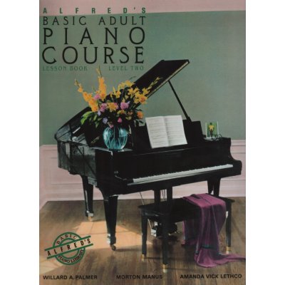 Alfred's Basic Adult Piano Course: Lesson Book Level 2 - sólo klavír – Zboží Mobilmania