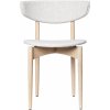 Jídelní židle Ferm Living Herman Wood Soft Bouclé White Beech / Off-White