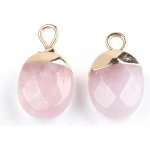 NUBIO Přívěšek z přírodního růženínu, 14~15x8x5~5.5mm – Hledejceny.cz