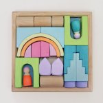 Grimm's Dřevěná stavebnice Město - Cloud – Zboží Mobilmania