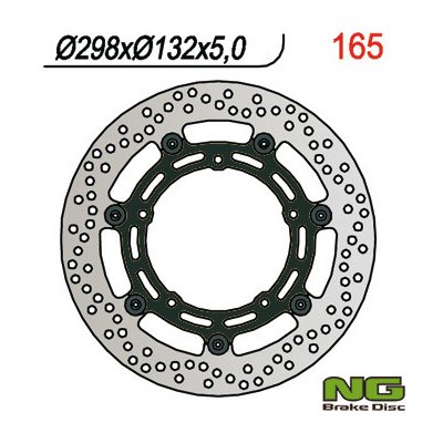 NG přední brzdový kotouč YAMAHA FZ6/R6/MT03/MT07/MT09/XJ6 (NG165V) (298X132X5)(5X8,5mm) – Hledejceny.cz
