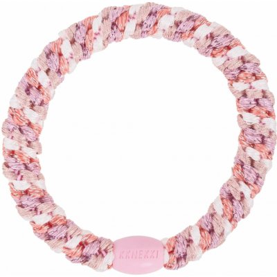 KKNEKKI Gumička do vlasů Kknekki Dusty Rose Pink Glitter, růžová barva – Hledejceny.cz
