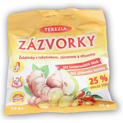 ZÁZVORKY želatinky s rakytníkem zázvorem a vit 40 g – Hledejceny.cz