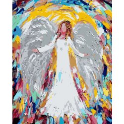 Malování podle čísel Anděl