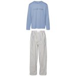 Calvin Klein NM2500E-ICE pánské pyžamo dlouhé sv.modro šedé – Zboží Mobilmania
