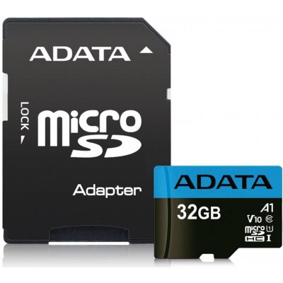 Paměťová karta microSDHC 32GB ADATA Premier Class 10 vč. Adapteru – Zboží Mobilmania