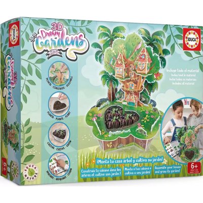 EDUCA Kreativní sada 3D Dream Gardens: Dům na stromě 2v1 – Hledejceny.cz