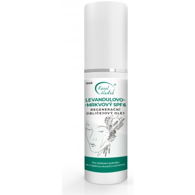 Aroma KH Karel Hadek Regenerační obličejový olej LEVANDULOVO-MRKVOVÝ SPF6 zklidňující 30 ml – Hledejceny.cz