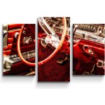 Sablio Obraz - 3-dílný Interiér automobilu - 75x50 cm – Hledejceny.cz