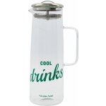 Nicolas Vahé Skleněný džbán se sítkem Cool Drinks 1,5 l, čirá barva, sklo – Sleviste.cz