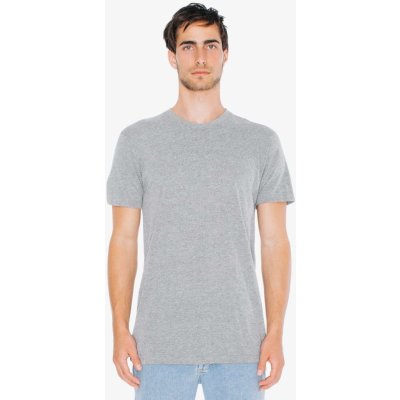 Unisex tričko tri-Blend American Apparel atletická šedá