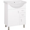 Koupelnový nábytek Keramia Pro skříňka včetně umyvadla 60 cm, bílá, PRO60DV