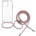 FIXED Pure Neck se šňůrkou na krk Apple iPhone 15 Pro Max růžové FIXPUN-1203-PI – Zboží Mobilmania