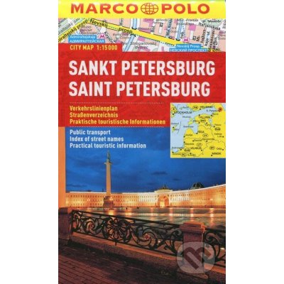 Sankt Peterburg 1:15 T kapesní mapa MP lamino – Hledejceny.cz