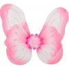 Dětský karnevalový kostým R-kontakt Motýlí křídla růžová 40 x 44 cm