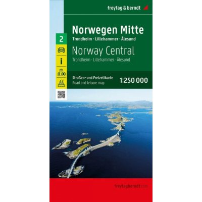 Norsko střed 1:250 000 / automapa – Sleviste.cz