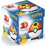 RAVENSBURGER 3D Puzzleball Pokémon Repeat Ball 54 ks – Hledejceny.cz