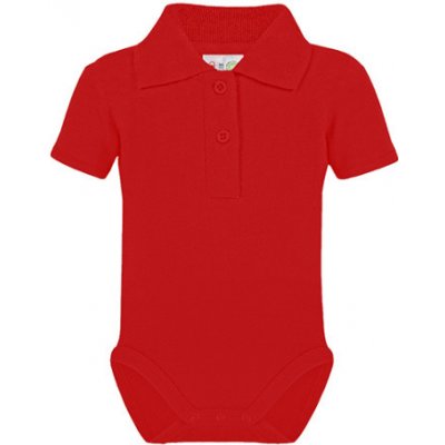 Link Kids Wear Dětské body s límečkem Red – Hledejceny.cz