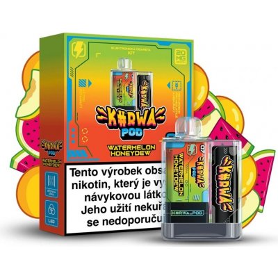 Kurwa Pod Watermelon Honeydew 20 mg 700 potáhnutí – Zboží Dáma