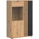 BRW Vabres S620-REG1D1W / 90 Dub Artisan / Dub Černý – Hledejceny.cz