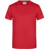 Pánské Tričko James Nicholson pánské tričko Basic 150 JN797 Červená