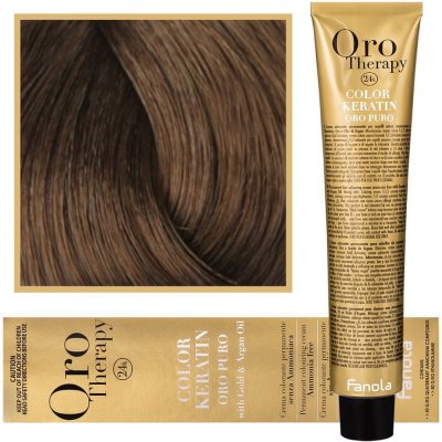 Fanola Oro Therapy Color Keratin Oro Puro barva na vlasy bez amoniaku 8.00 100 ml – Zboží Mobilmania