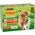 Friskies Adult hovězí kuře jehněčí v želé 12 x 85 g – Hledejceny.cz