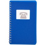 BOBO Kroužkový telefonní zápisník 100x160mm BV modrý – Zboží Živě