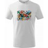 Dětské tričko Zoo triko tričko dětské bavlněné bílá
