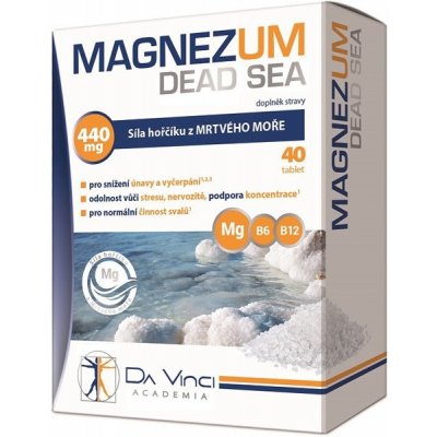 Magnezum Dead Sea Da Vinci Academia 40 tablet – Hledejceny.cz