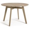 Jídelní stůl Ethimo Jídelní stůl Knit, Ethimo, kulatý 110 x 76 cm, mořené teakové dřevo