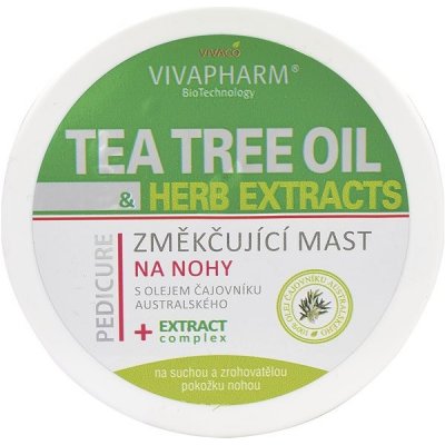 Vivaco Změkčující mast na nohy s Tea Tree Olejem 100 ml – Zboží Dáma
