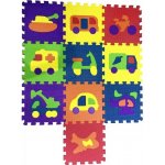 Cosing podložka Puzzle Dopravní prostředky 10 ks – Sleviste.cz