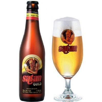 Satan Gold 17 belgické 8% 0,33 l (sklo) – Zboží Mobilmania