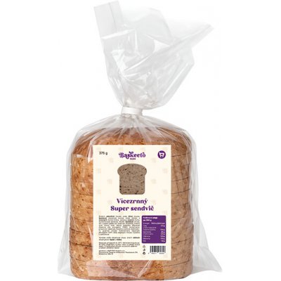 Baskeeto Vícezrnný Super sendvič 375g – Sleviste.cz