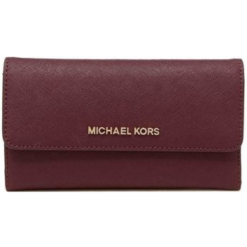 Michael Kors Trifold saffiano leather peněženka merlot